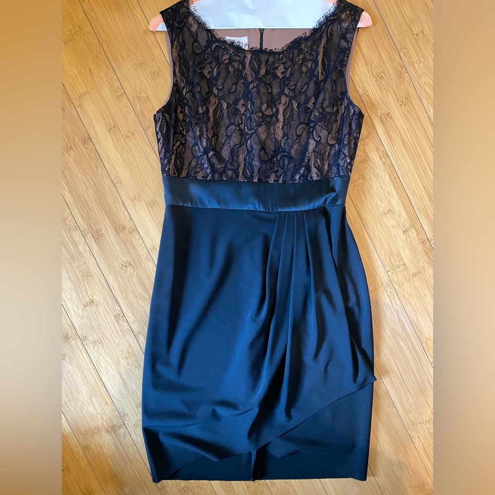 Nordstrom Suzi Chin for Maggie Boutique Black Lace Dress